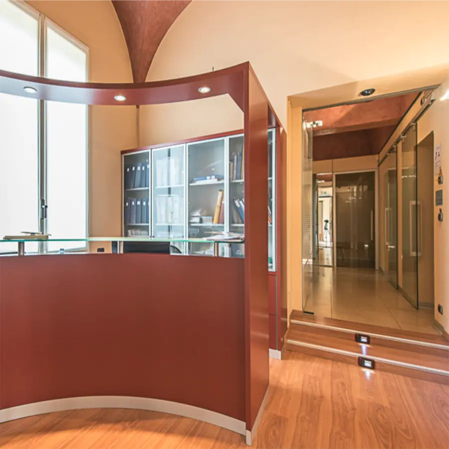 Vista degli ambienti interni dello Studio Dentistico GTF a Parma